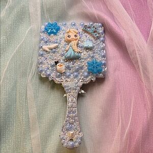 Decorative Frozen-Themed Hand Mirror